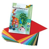 folia Tonpapier farbsortiert 130 g/qm 20 Blatt folia Tonpapier farbsortiert 130 g/qm 20 Blatt von folia