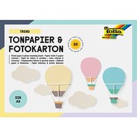 folia Tonpapier farbsortiert 130/300 g/qm 1 Block folia Tonpapier farbsortiert 130/300 g/qm 1 Block von folia