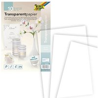 folia Transparentpapier 115 g/qm, 10 Blatt von folia