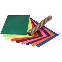 folia Transparentpapier farbsortiert 42 g/qm 25 Bogen von folia