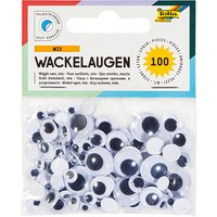 folia Wackelaugen weiß selbstklebend sortiert Ø unterschiedlich mm 100 St. von folia