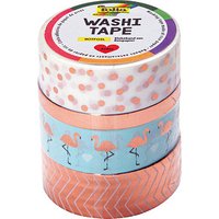 folia Washi Tape HOTFOIL Deko-Klebeband matt 15,0 mm x 5,0 m 4 Rollen folia Washi Tape HOTFOIL Deko-Klebeband matt 15,0 mm x 5,0 m 4 Rollen von folia