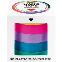 folia Washi Tape UNI BASIC Deko-Klebeband matt 10,0 mm x 10,0 m 5 Rollen von folia