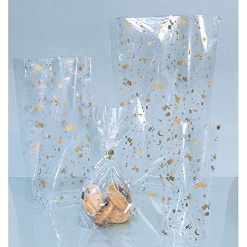 folia Weihnachts-Zellglasbeutel, Maße: (B)145 x (H)235 mm von folia