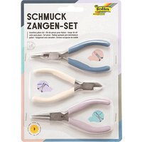 folia Zangen-Set Schmuckzangen 23005, Länge: 11,4 cm, 3-tlg., 1 Set von folia
