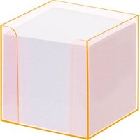 folia Zettelbox LUXBOX transparent inkl. 800 Notizzettel weiß folia Zettelbox LUXBOX transparent inkl. 800 Notizzettel weiß von folia