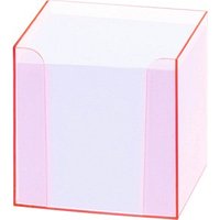 folia Zettelbox LUXBOX transparent inkl. 800 Notizzettel weiß folia Zettelbox LUXBOX transparent inkl. 800 Notizzettel weiß von folia