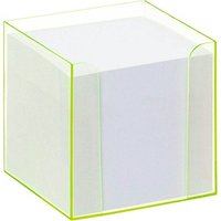 folia Zettelbox LUXBOX transparent inkl. 800 Notizzettel weiß folia Zettelbox LUXBOX transparent inkl. 800 Notizzettel weiß von folia