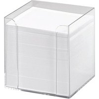 folia Zettelbox transparent inkl. 700 Notizzettel weiß folia Zettelbox transparent inkl. 700 Notizzettel weiß von folia