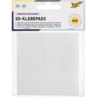 folia doppelseitige Klebepads, 0,5 x 0,5 cm, 800 St. von folia