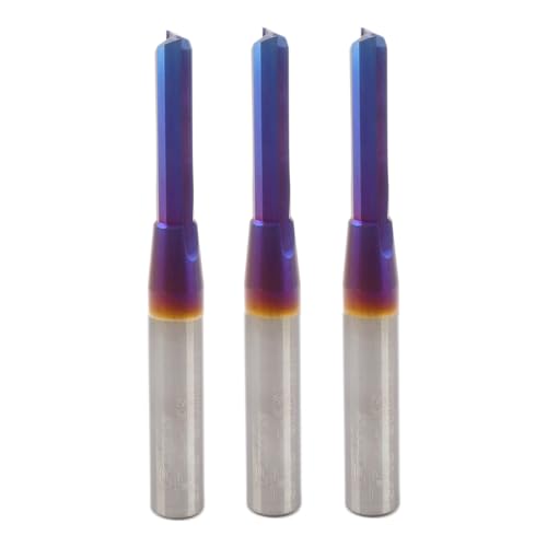 FOOS Gerade Hartmetall-Frässtifte – 1/4-Zoll-Schäfte – USA Veteranenbesitz (3, 3/16 Zoll Schnittdurchmesser) von foos