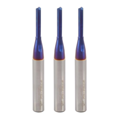 FOOS Gerade Hartmetall-Frässtifte – 6,35 mm Schäfte – USA Veteranenbesitz (7,6 cm Schnittdurchmesser) von foos
