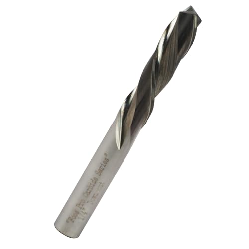 FOOS - Spiralfräsen-Bit-Set nach unten geschnitten – Vollhartmetall – 6,35 mm Schäfte – Veteranenbesitz (6,35 mm Schnittdurchmesser) von foos