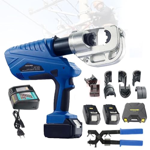 Hydraulic Crimping Tool, elektrischer Hydraulikdrahtkrimper mit Batterie, Schimmel- und Drahtstripper, industrielles Hydraulikkabel Kabel Kabel-Kabel Elektrische Klemmen Kabel 10-400 mm² ² Hydraulic Crimping Tool, elektrischer Hydraulikdrahtkrimper mit Batterie, Schimmel- und Drahtstripper, industrielles Hydraulikkabel Kabel Kabel-Kabel Elektrische Klemmen Kabel 10-400 mm² ² von forplubossmmp