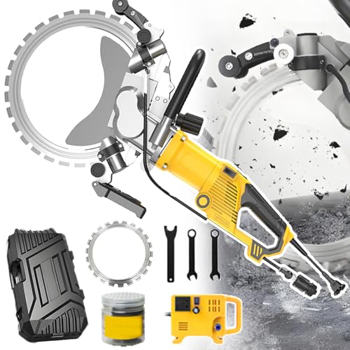 forplubossmmp 5000 W Elektrische Ringsäge Für Beton,Betonschneider Mit Klinge,Elektrischer Ringsäge-Wandschneider,29cm Schnitttiefe,2200 U/Min Für Stahlbeton,Mauerwerk,Stein,Ziegel|Dachziegel forplubossmmp 5000 W Elektrische Ringsäge Für Beton,Betonschneider Mit Klinge,Elektrischer Ringsäge-Wandschneider,29cm Schnitttiefe,2200 U/Min Für Stahlbeton,Mauerwerk,Stein,Ziegel|Dachziegel von forplubossmmp
