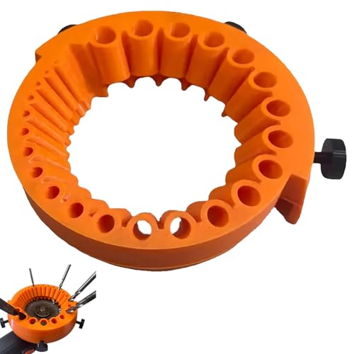 Bohrerschleifgerät, Bohrerschärfer, Schleifgerät Bohrer, Universelles Bohrerschleifgerät für Bohrer, Effiziente Sharpening Tools, für Familie, Arbeit Im Freien, Orange von fufupaw