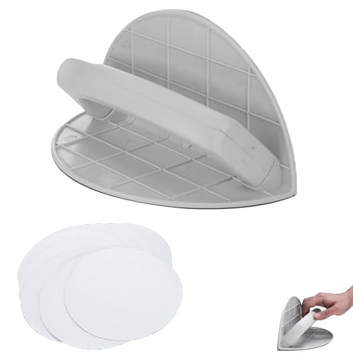 Eckenschleifer, Selbstklebendes Halbrundes Winkelschleifwerkzeug, 1 Set Mit 10 Schleifpapieren, Ideal für Enge Ecken und Kurven, DIY Projekte, Wandschleifset Zum Polieren und Schleifen Eckenschleifer, Selbstklebendes Halbrundes Winkelschleifwerkzeug, 1 Set Mit 10 Schleifpapieren, Ideal für Enge Ecken und Kurven, DIY Projekte, Wandschleifset Zum Polieren und Schleifen von fufupaw