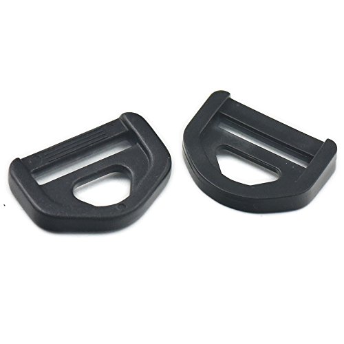 Fujiyuan 100 Sets Kunststoff-Dreieck mit Stange, Drehclip, D-Ring-Schnalle für Gurtband, Gürtel, schwarz, 25 mm Fujiyuan 100 Sets Kunststoff-Dreieck mit Stange, Drehclip, D-Ring-Schnalle für Gurtband, Gürtel, schwarz, 25 mm von fujiyuan