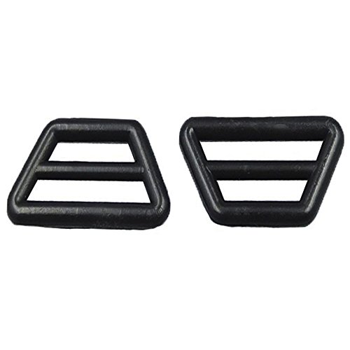 Fujiyuan Dreieck D-Ring-Schnallen für Packback-Gürtel mit Drehverschluss, 24 mm, Schwarz, 100 Sets Fujiyuan Dreieck D-Ring-Schnallen für Packback-Gürtel mit Drehverschluss, 24 mm, Schwarz, 100 Sets von fujiyuan