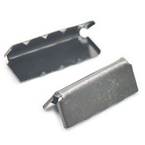 fujiyuan 100 PCS Gürtelschnalle Baumwolle Clip Nickel für Gurtband, Tag Bag Griff Kleidung 2,5 cm 25 mm Nickel Bronze Gun Schwarz Gold, Metall, schwarz, 25 mm fujiyuan 100 PCS Gürtelschnalle Baumwolle Clip Nickel für Gurtband, Tag Bag Griff Kleidung 2,5 cm 25 mm Nickel Bronze Gun Schwarz Gold, Metall, schwarz, 25 mm von fujiyuan