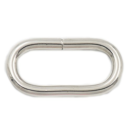fujiyuan 25 PCS Metall Loop Oval Ring Clips Leder 3,8 cm 38 mm für Gurtband Band Geldbörse Tasche Handtasche Träger bronze Nickel, metall, Nickle, 38mm fujiyuan 25 PCS Metall Loop Oval Ring Clips Leder 3,8 cm 38 mm für Gurtband Band Geldbörse Tasche Handtasche Träger bronze Nickel, metall, Nickle, 38mm von fujiyuan