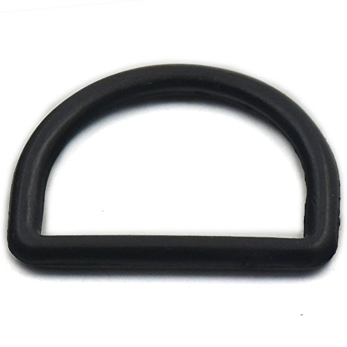 fujiyuan D-Dee-Ringe aus Kunststoff, für Gurtband, Gürtelschnallen, Tasche, Lederriemen, Geldbörse, Kette an Geldbörsen, Schwarz, 32 mm, 3,2 cm, 100 Stück fujiyuan D-Dee-Ringe aus Kunststoff, für Gurtband, Gürtelschnallen, Tasche, Lederriemen, Geldbörse, Kette an Geldbörsen, Schwarz, 32 mm, 3,2 cm, 100 Stück von fujiyuan