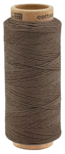 100 Meter Baumwollkordel 1,0 mm, Kordel Schnur Baumwolle Bindfaden Bäckergarn Geschenkband (0424 - Beige) von fuwi