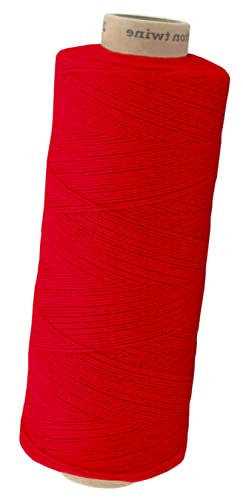 Baumwollkordel Twine, 650 Meter, Rot, 1mm Baumwollkordel Twine, 650 Meter, Rot, 1mm von fuwi