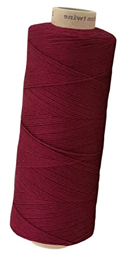Baumwollkordel Twine, 650 Meter, Weinrot, 1mm Baumwollkordel Twine, 650 Meter, Weinrot, 1mm von fuwi