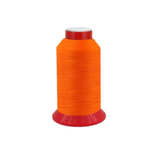 HT Jeansgarn/Nähgarn der Stärke 40, 24 Farben, 800 Meter, Farbe: 0015 - Neonorange von fuwi