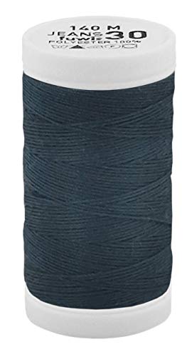 Jeansgarn J30 Nähgarn Ledergarn Sattlergarn Stärke 30, sehr reißfest,140 Meter 0084 - dunkle Jeans Jeansgarn J30 Nähgarn Ledergarn Sattlergarn Stärke 30, sehr reißfest,140 Meter 0084 - dunkle Jeans von fuwi
