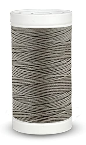 Ledergarn-Sattlergarn-Jeansgarn J20 Nähgarn Stärke 20, ca. 100 Meter (0063 - Aluminium Grau) von fuwi