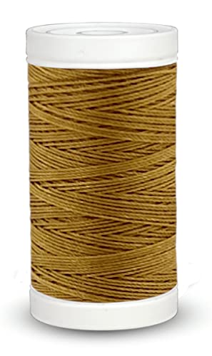 Ledergarn-Sattlergarn-Jeansgarn J20 Nähgarn Stärke 20, ca. 100 Meter (0274 - Grünbraun) von fuwi