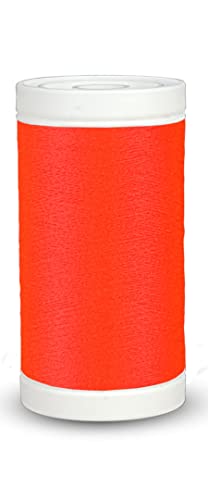 Nähgarn Nr. 120 in 80 Farben, 500 m, Overlockgarn 0015 - Neonorange von fuwi