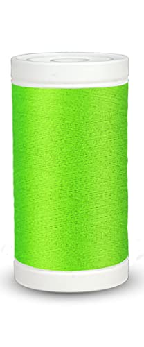 Nähgarn Nr. 120 in 80 Farben, 500 m, Overlockgarn 0042 - Neongrün von fuwi