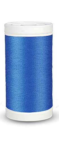 Nähgarn Nr. 120 in 80 Farben, 500 m, Overlockgarn 0054 - Mittelblau von fuwi