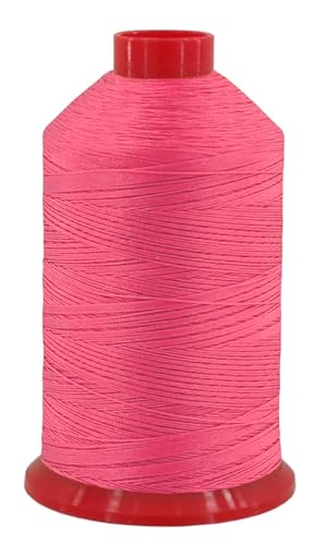 fuwi HT-Garn Nr. 10, extra starkes komprimiertes Nähgarn aus Polyester, UV-beständig, Nähmaschinengarn, extra reißfest (0009 - Puderrosa, 725 Meter) von fuwi