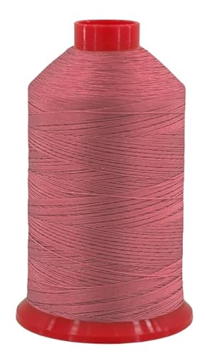 fuwi HT-Garn Nr. 10, extra starkes komprimiertes Nähgarn aus Polyester, UV-beständig, Nähmaschinengarn, extra reißfest (0012 - Rosa, 725 Meter) von fuwi