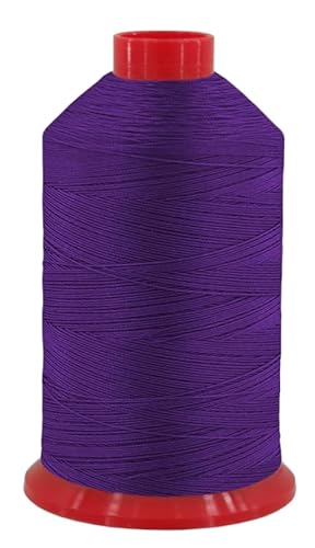 fuwi HT-Garn Nr. 10, extra starkes komprimiertes Nähgarn aus Polyester, UV-beständig, Nähmaschinengarn, extra reißfest (0034 - Lila, 725 Meter) von fuwi