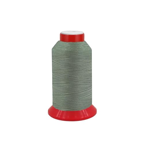 fuwi HT-Garn Nr. 10, extra starkes komprimiertes Nähgarn aus Polyester, UV-beständig, Nähmaschinengarn, extra reißfest (0041 - Silbersalbei, 240 Meter) von fuwi