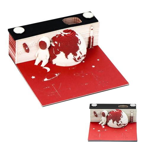 3D Kalender, Tischkalender 3D-Notizblock, Taschenkalender 2025 Klein Haftnotizen Mit Stifthalter und Präsentationsbox, diy Schreibtischdekorationen für Schule, Zuhause, Büro 3D Kalender, Tischkalender 3D-Notizblock, Taschenkalender 2025 Klein Haftnotizen Mit Stifthalter und Präsentationsbox, diy Schreibtischdekorationen für Schule, Zuhause, Büro von fuxunamz