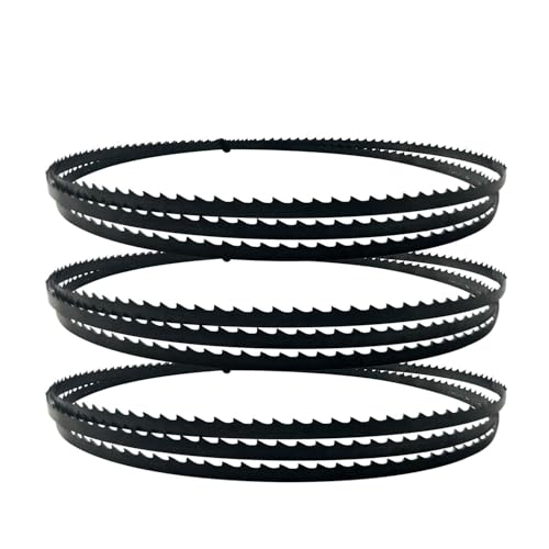 Bandsäge, Sägeblatt, Metallbandsäge, 3 Stück 55 x 1/4 Zoll SK5 Bandsägeblatt, 14TPI x 1400 x 6 mm Bandsägeblatt, Bandsägeblatt for W711 HBS 20 F28-182 BS200A Bandsäge, Sägeblatt, Metallbandsäge, 3 Stück 55 x 1/4 Zoll SK5 Bandsägeblatt, 14TPI x 1400 x 6 mm Bandsägeblatt, Bandsägeblatt for W711 HBS 20 F28-182 BS200A von fwqnvSI
