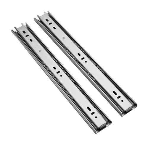 Schubladenführung, Schubladenschienen, Schubladenführungen, Soft-Close, strapazierfähig, 1 Paar Schrankschubladenführungen, Kugellager-Schubladenführungen, Vollauszug, hält einer Tragkraft von bis zu Schubladenführung, Schubladenschienen, Schubladenführungen, Soft-Close, strapazierfähig, 1 Paar Schrankschubladenführungen, Kugellager-Schubladenführungen, Vollauszug, hält einer Tragkraft von bis zu von fwqnvSI
