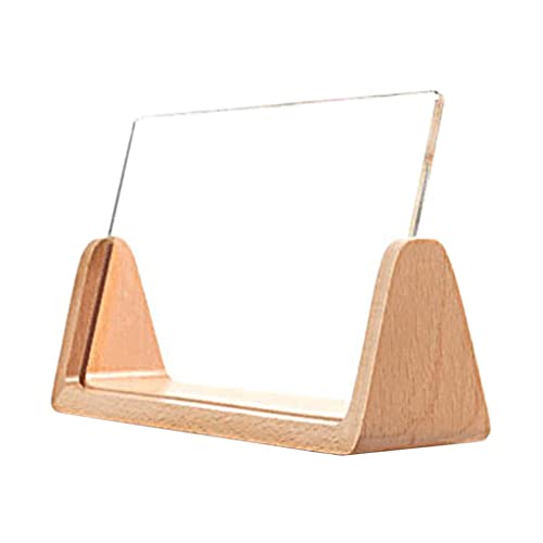 fwqnvSI Fotorahmen, Bilderrahmen, Bilderrahmen, Bilder, eleganter Fotorahmen aus Holz mit Acrylständer zur Tischaufstellung (7 Zoll)(5inch) von fwqnvSI