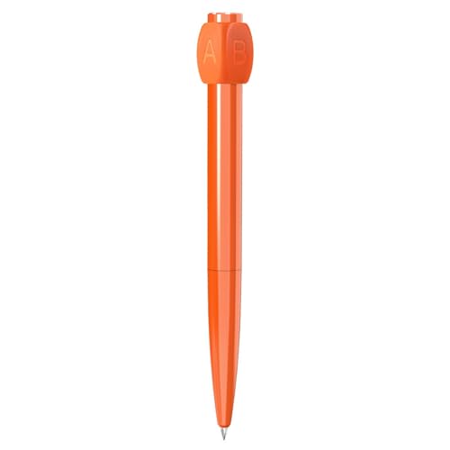 fxwtich Schreibstift, Kugelschreiber, Abcd-Rotation, Antwort-Gelstift mit geräuschlosem Lagerdesign, lindert Ängste, neuartiges Design, Schulbedarf Orange fxwtich Schreibstift, Kugelschreiber, Abcd-Rotation, Antwort-Gelstift mit geräuschlosem Lagerdesign, lindert Ängste, neuartiges Design, Schulbedarf Orange von fxwtich
