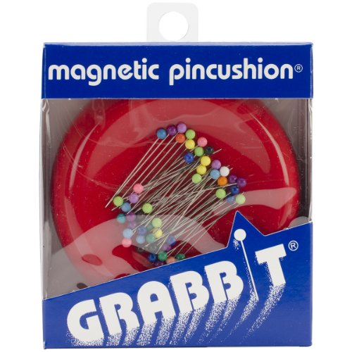 GRABBIT Magnetic Sewing Pincushion Nadelkissen, rot von gRabbit