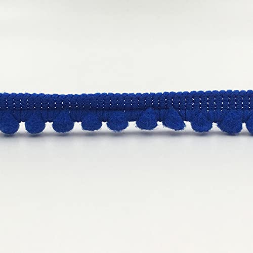 19 Yard Pom Pom Ribbon Trim Sewing Pom Poms Lace Trim Ball Fringe Ribbon Trim Balls Fringe Ribbon Trimming Apparel Sewing Trim for DIY Crafts Home Decoration (Blue) von gadenfer