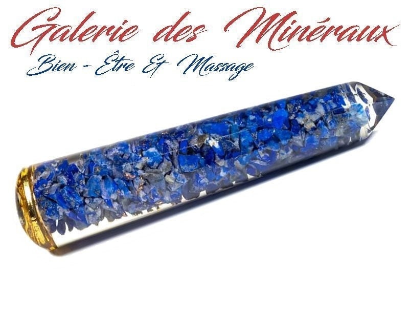 Lapislazuli-Orgonit-Massagestab Mit Muladhara-Motiv | Wurzelchakra, Lithotherapie, Wohlbefinden, Entspannungspflege Lapislazuli-Orgonit-Massagestab Mit Muladhara-Motiv | Wurzelchakra, Lithotherapie, Wohlbefinden, Entspannungspflege von galeriedesmineraux