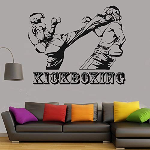 ganlanshu Kickboxen Boxen Sport Rahmen Wandtattoo Schlafzimmer Art Deco Wandbild Abnehmbare Vinyl wasserdichte Wandaufkleber 93 cm x 75 cm ganlanshu Kickboxen Boxen Sport Rahmen Wandtattoo Schlafzimmer Art Deco Wandbild Abnehmbare Vinyl wasserdichte Wandaufkleber 93 cm x 75 cm von ganlanshu