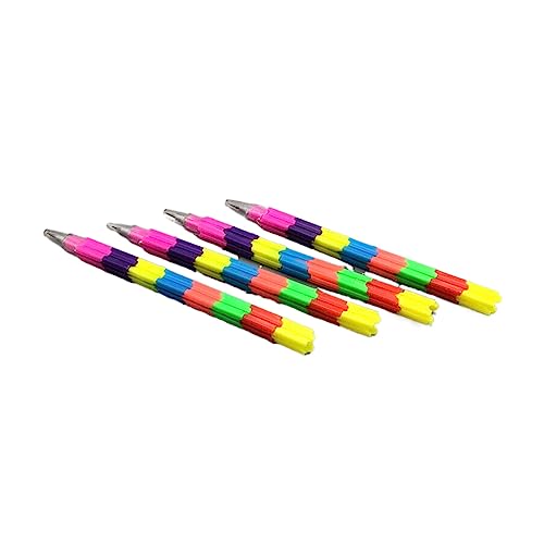 gaozxfdc Stilvoll Zusammengebauter Bleistift aus Bausteinen, Verformungsstift, Bleistiftkern ohne Anspitzen, multifunktionales kreatives Briefpapier Langlebig von gaozxfdc